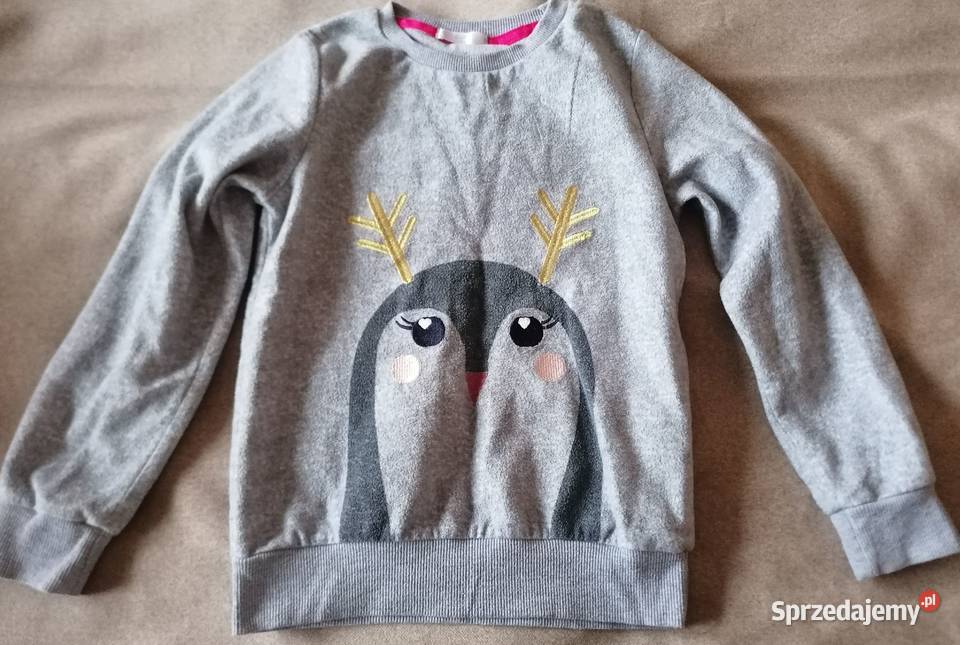 Bluza polarowa Girl rozmiar 128 Odzież Łódź sprzedam