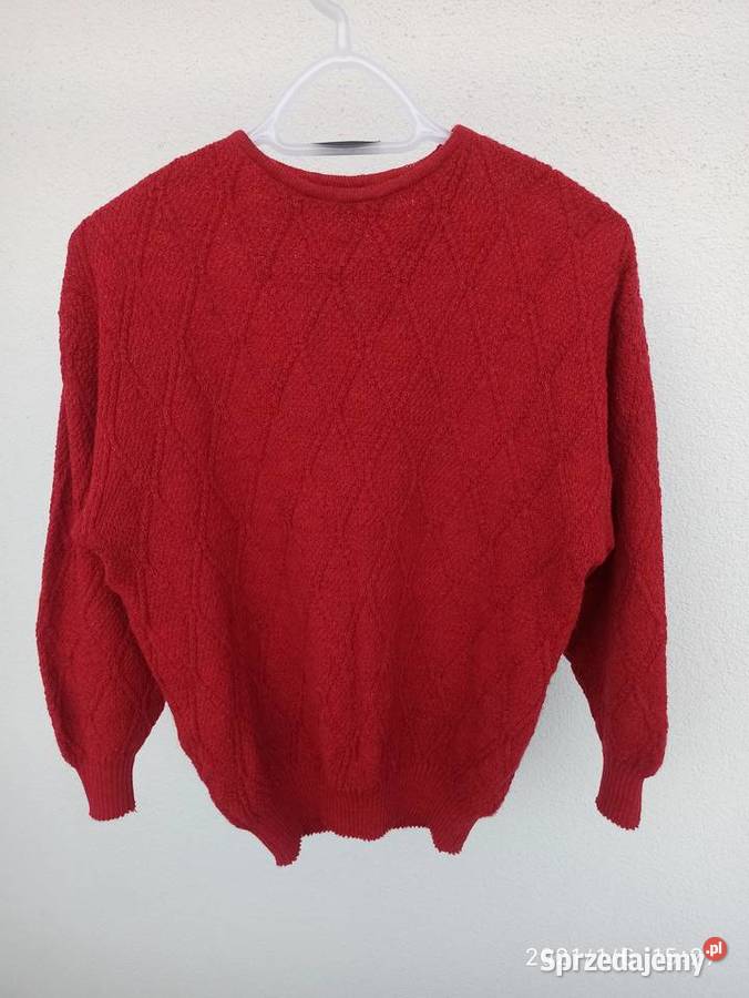 Sweter bordowy Vintage rozmiar MLXL długi Radzyń Podlaski