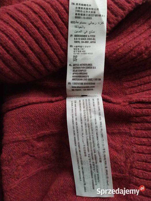 Sweter wełniany Abercrombie Fitch XL2XL podkarpackie Rzeszów