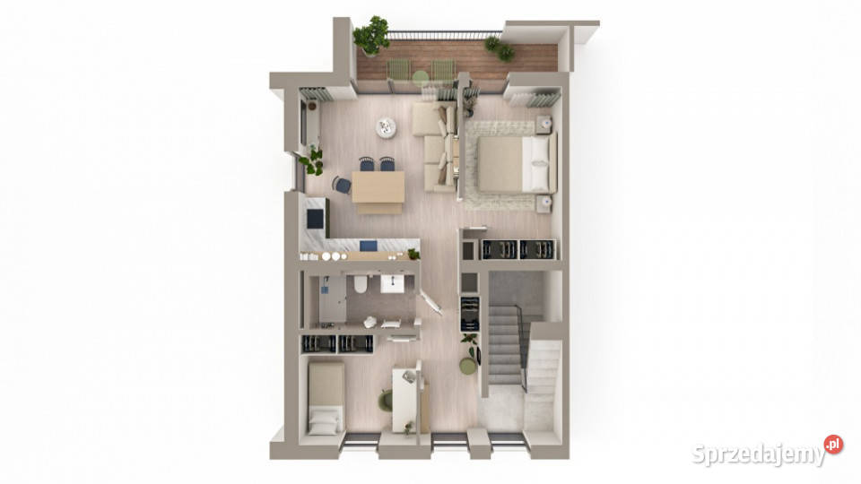 Dwupoziomowe mieszkanie w Żywcu 1083m Stan Żywiec sprzedam