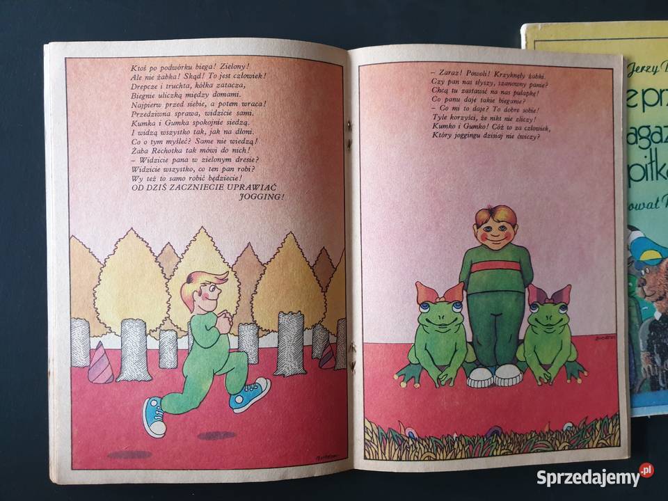 Leśny Klub Sportowy 2 książeczki dzieci lata Komiksy pomorskie Gdynia sprzedam