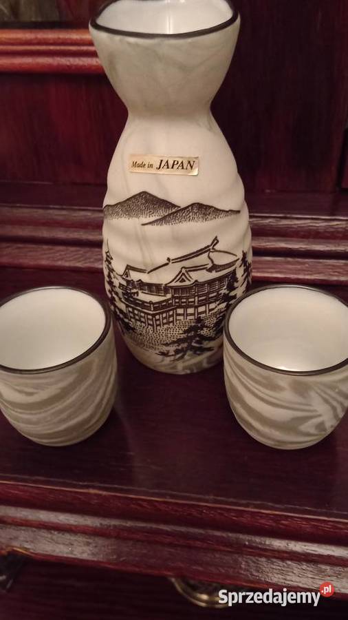 Porcelanowy komplet do sakeNowy mazowieckie Warszawa sprzedam