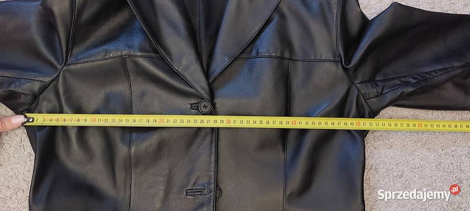 Skórzany płaszcz damski rozmiar XL stan Sochaczew