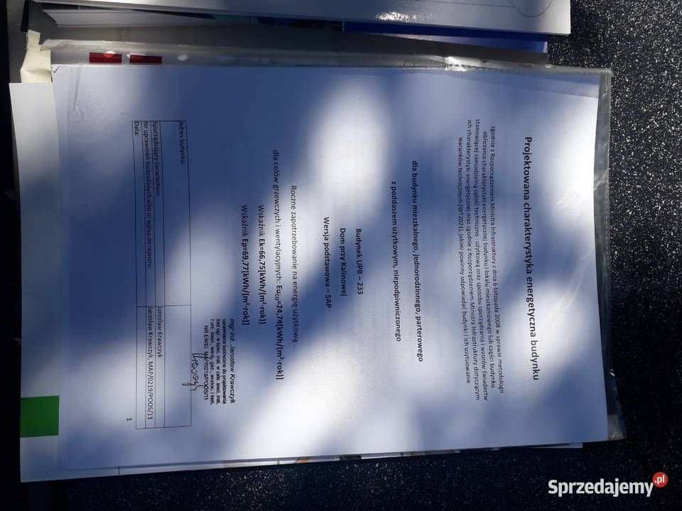 Gotowy projekt Dom prz Kalinowej UPB233 Sprzedaż Strzelce Krajeńskie