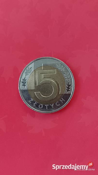 Moneta 5 2008 najniższy nakład 5 mln Kolekcje