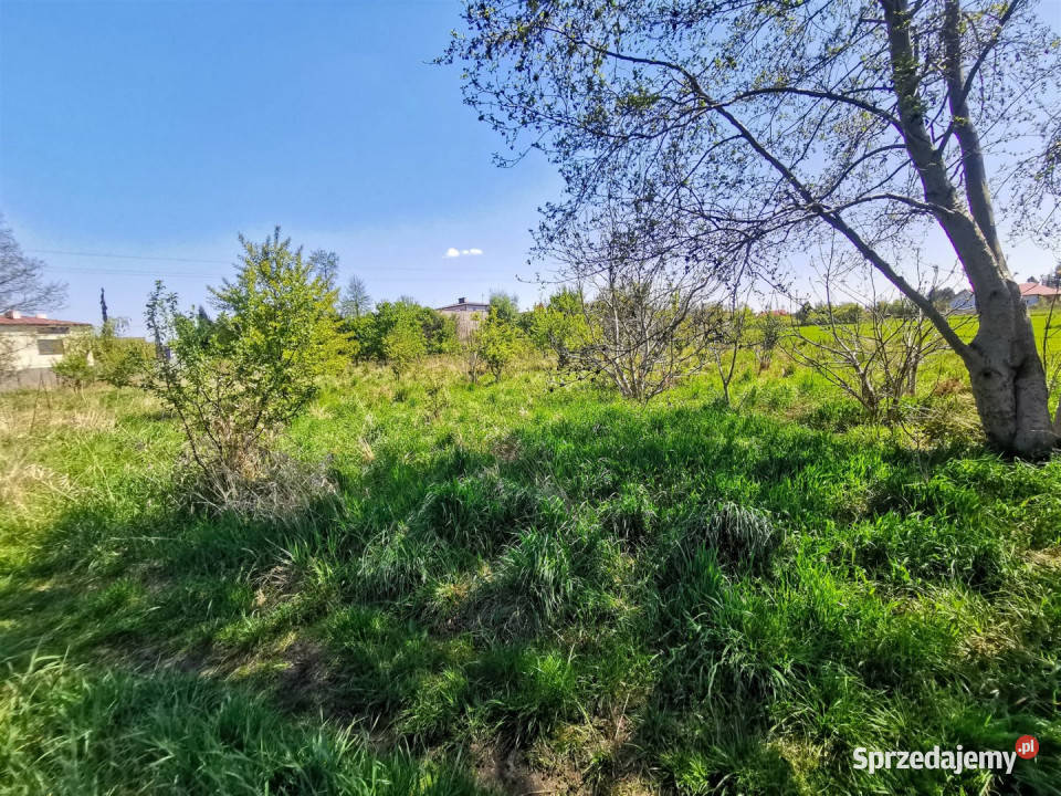 sprzedaży gruntu Złoczew 1254m2 prąd