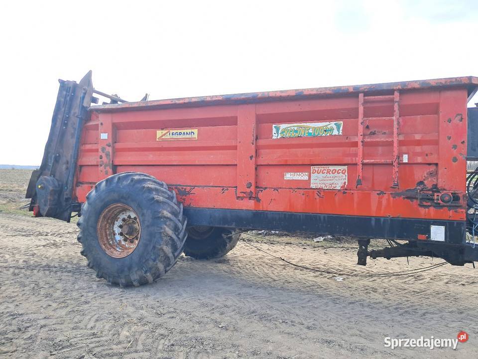 Rozrzutnik obornika Legrand Cyclone 10t własna lubelskie Radzyń Podlaski