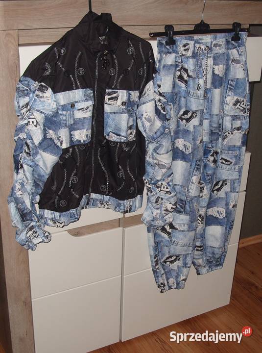 Dres ala jeans TATU spodnie bojówki kurtka czarny Odzież sportowa Rawicz