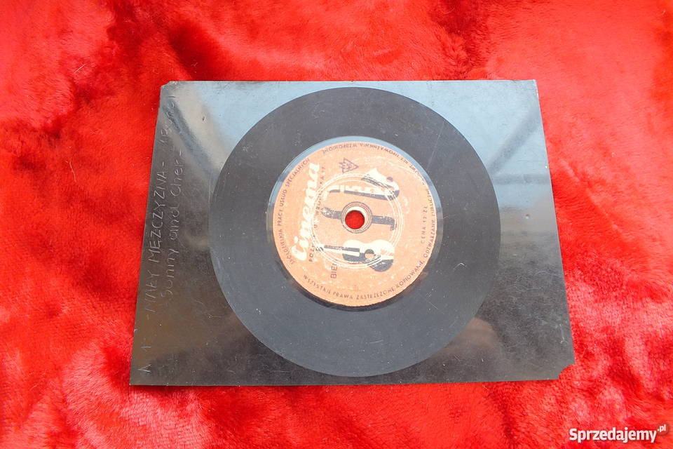 Stara pocztówka dźwiękowa Sonny Bono and Cher