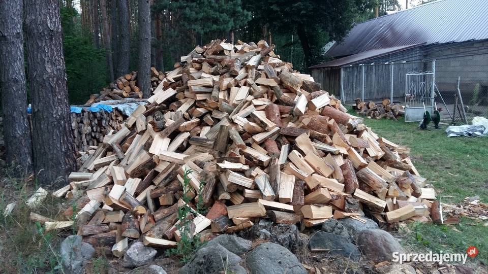 Drewno drzewo opałowe sosna rąbane Opał Siemiatycze