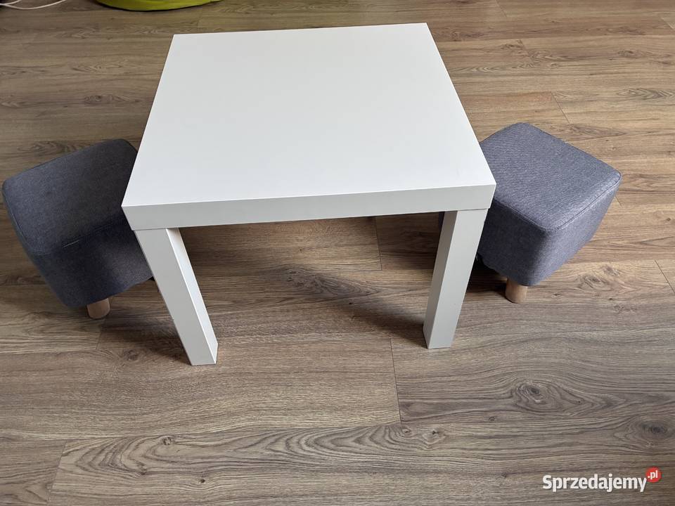 Stolik dziecięcy IKEA 2 pufy Sinsay dziecięce Banino