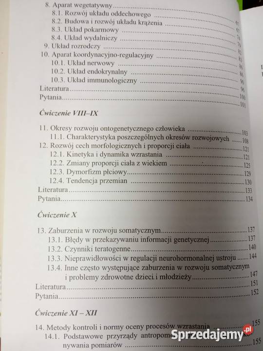 Biologiczne podstawy rozwoju człowieka medycyna Warszawa