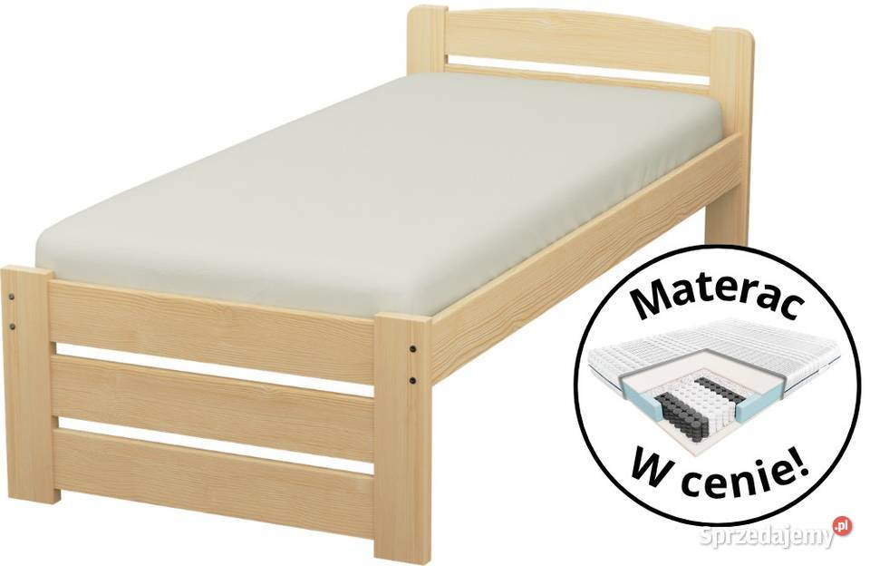Zestaw Seniora Łóżko Nestor Materac dostępny w