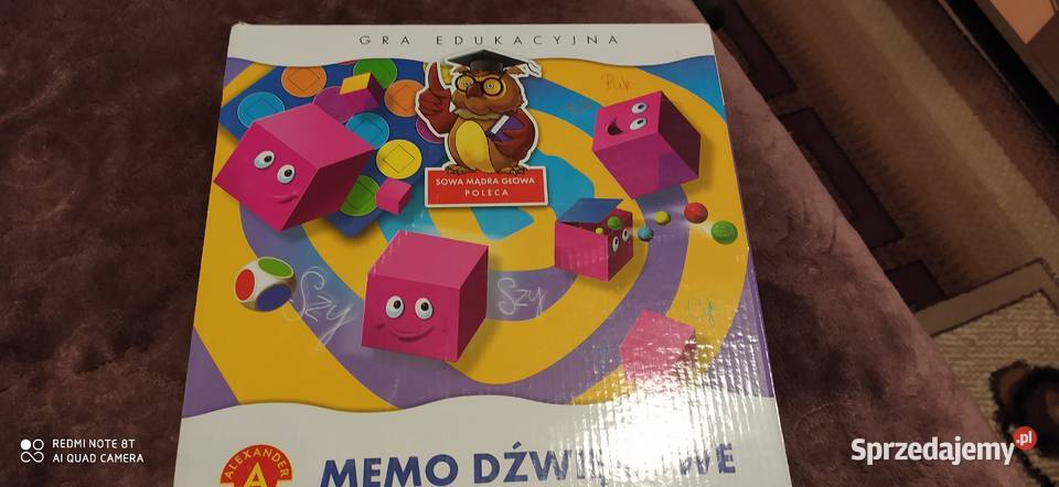 memo dźwiękowe gra edukacyjna planszowa Poznań