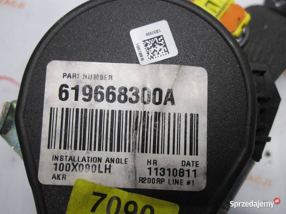 CHEVROLET ORLANDO I LT 10r pas bezpieczeństwa