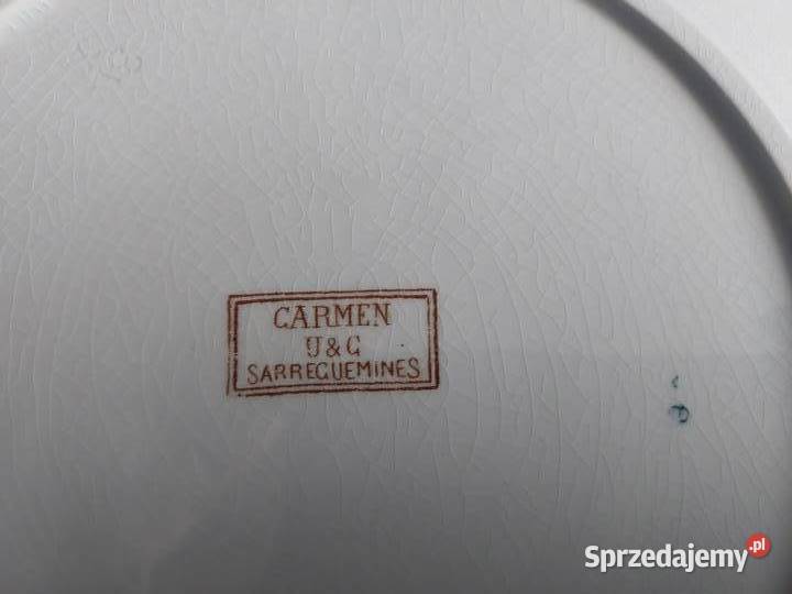 Talerz płaski Sarreguemines Skwierzyna sprzedam