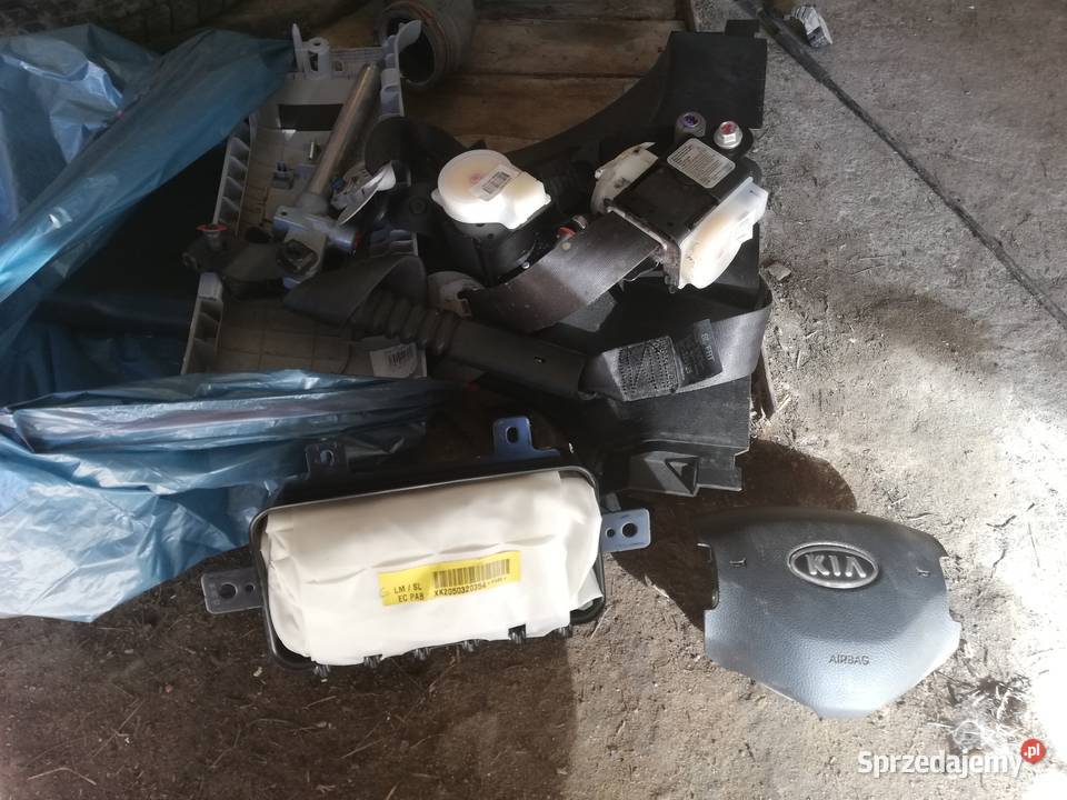 pasy poduszki aibag konsola kia sportage Poduszki powietrzne Wieluń sprzedam