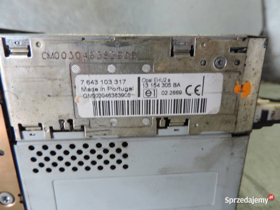 RADIO OPEL ASTRA III H 13154305 Sprzęt audio fabryczny Nowy Sącz