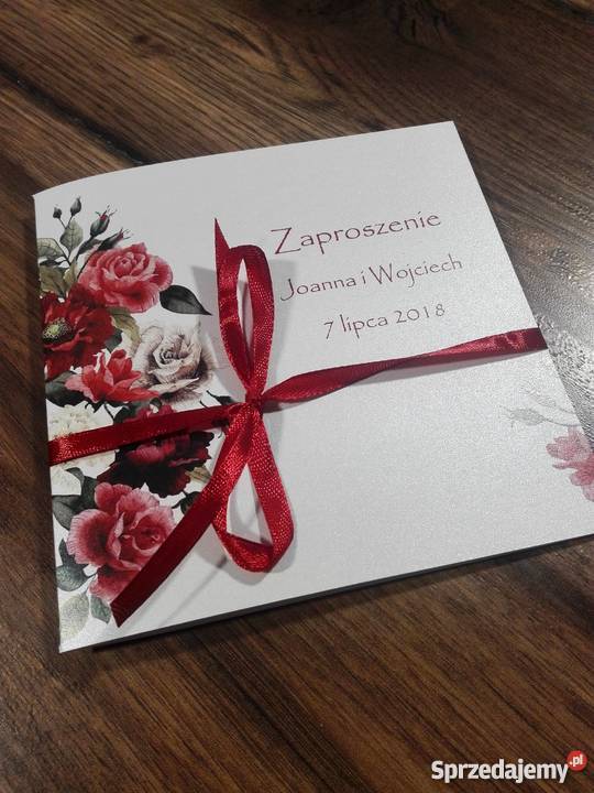 Zaproszenia ślubne z personalizacją Limanowa