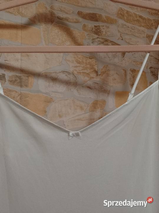 42XL Długabiała halka haleczka koszulka nocna z Kraków