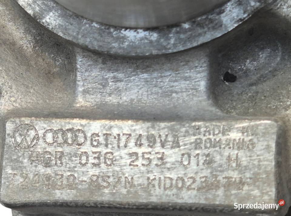 DO REGENERACJI TURBINA TURBOSPRĘŻARKA 20 TDI VW Działoszyce