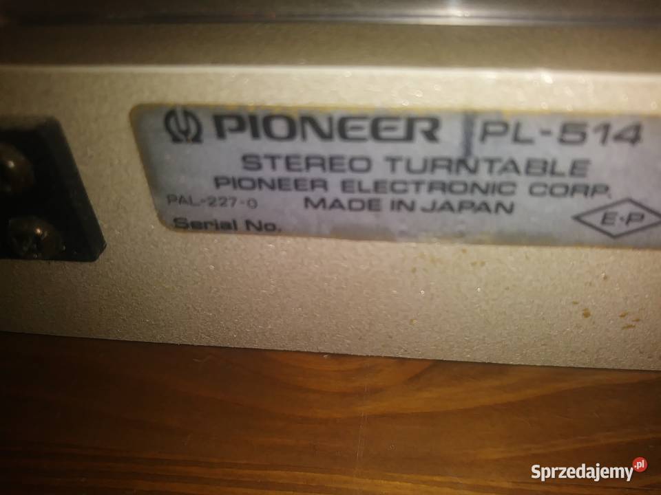 Gramofon Pioneer 514 wkładka Ortofon FF15XE MKII Zagnańsk sprzedam