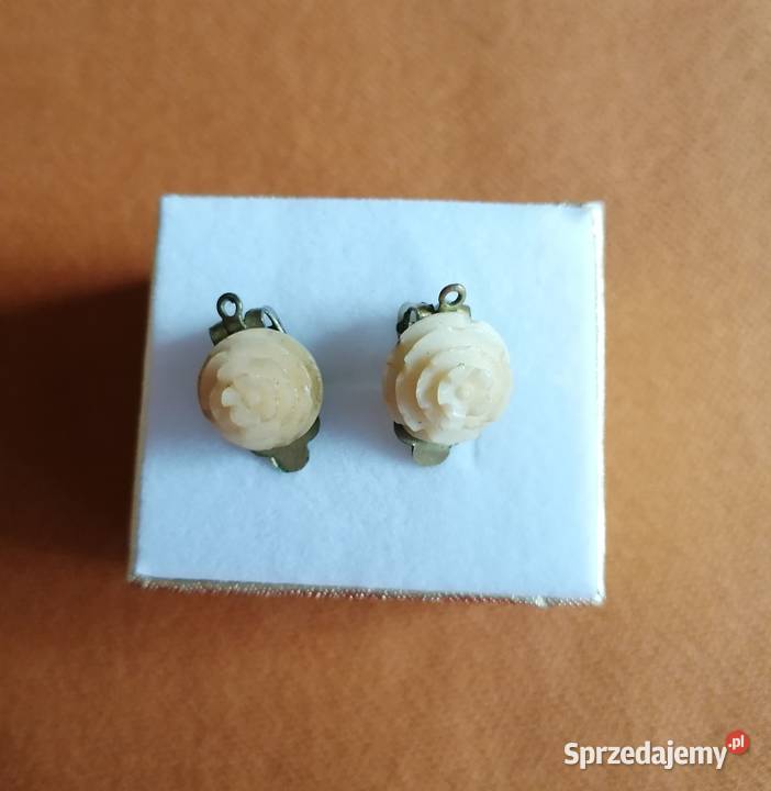 Klipsy różyczki Klipsy Łódź