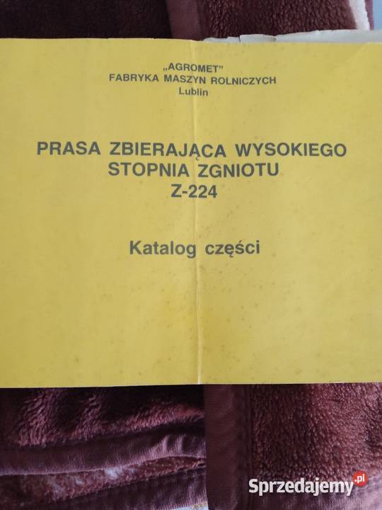 Sprzedam Polską prasę zbierającą wysokiego Jeziorko