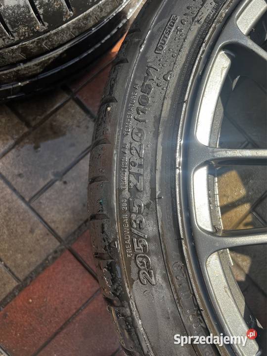 Komplet felg BBS 20 z letnimi oponami 25540 R20 warmińsko-mazurskie Straduny sprzedam