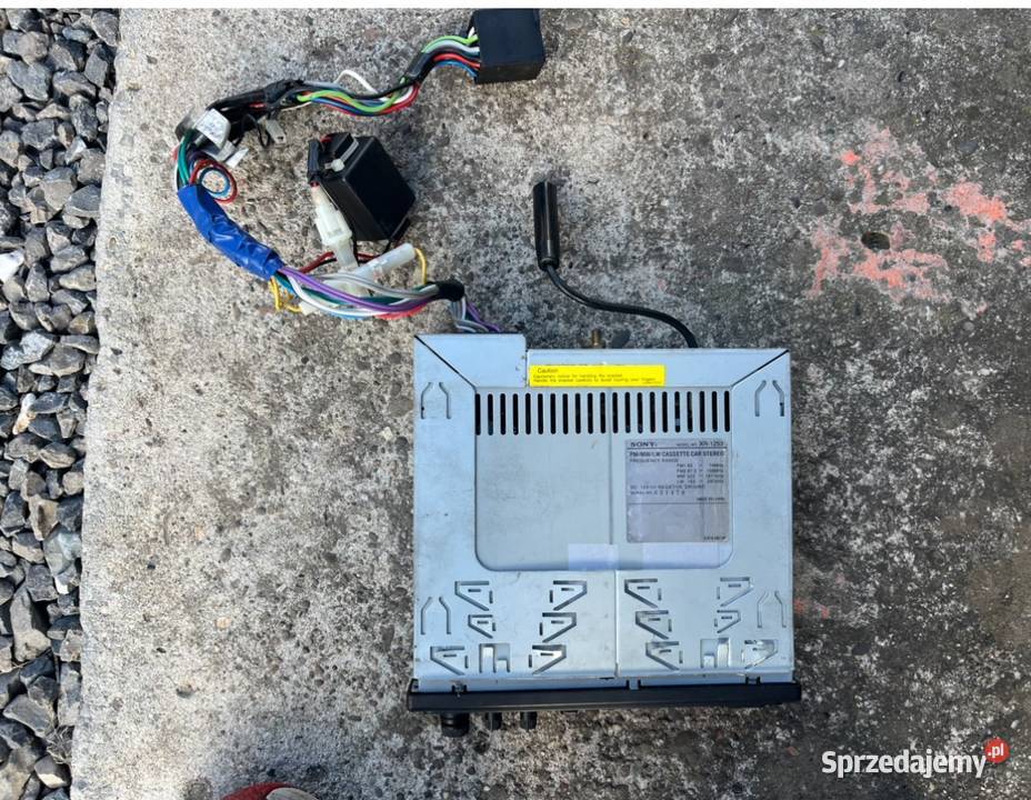 Radio samochodowe klasyk kaseta stare antyk Sony Sony
