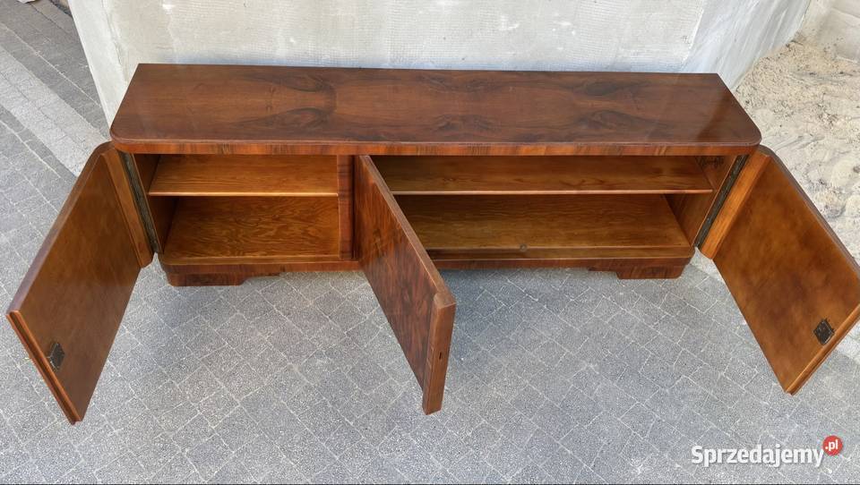 Komoda RTV Orzech 180 Art Deco Antyk Renowacji Wrocław sprzedam
