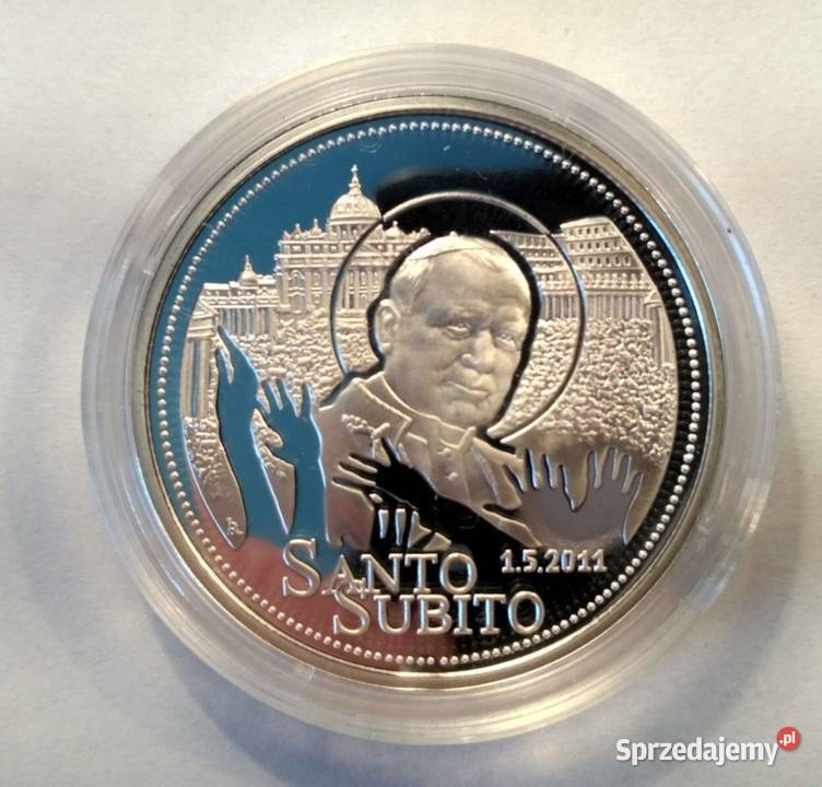 Medal z Janem Pawłem II Numizmatyka Rzeszów