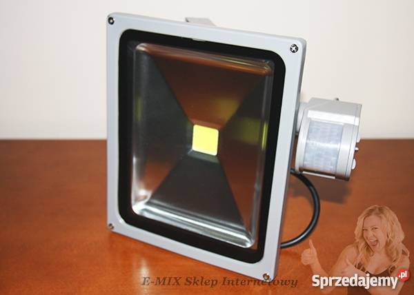 Halogen Lampa LED 50W z czujnikiem ruchu