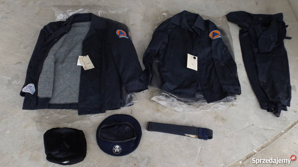 Unikat Nowy kompletny mundur OBRONA CYWILNA PRL Grodziczno