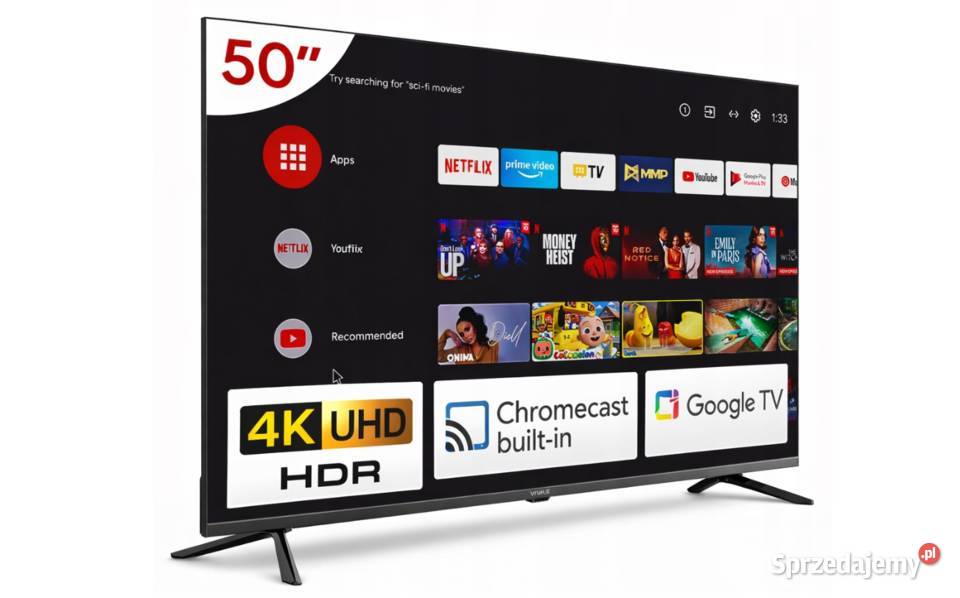 Telewizor LED 50 Smart TV 50UHD10K 4K UHD Skawina