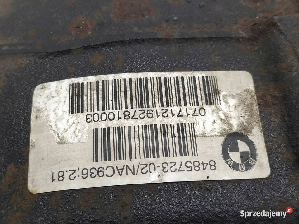 DYFERENCJAŁ MOST TYŁ 20 D 143 281 8485723 Bmw Rok produkcji 2017 sprzedam