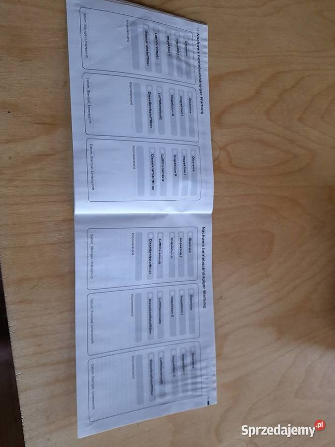 BMW Z4 E85 ksiażka serwisowa Białystok