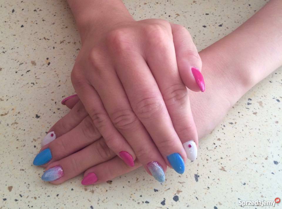 Paznokcie manicure hybrydowy klasyczny i żelowy sprzedam