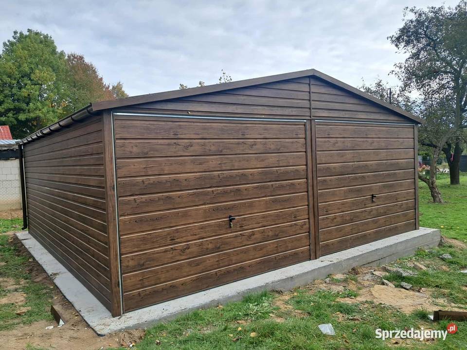Garaż blaszany 6x58 WZMOCNIONY PROFILAMI Mińsk Mazowiecki