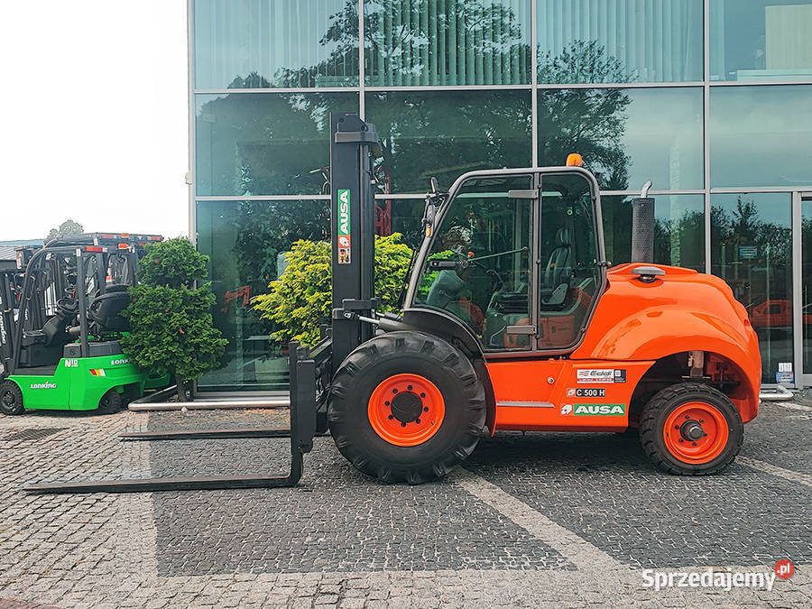 Wózek widłowy terenowy Ausa C 500 H 5 t duplex Kęty