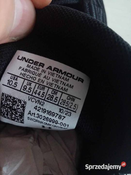Nowe buty do biegania Under Armour UA Charged Roszkowo