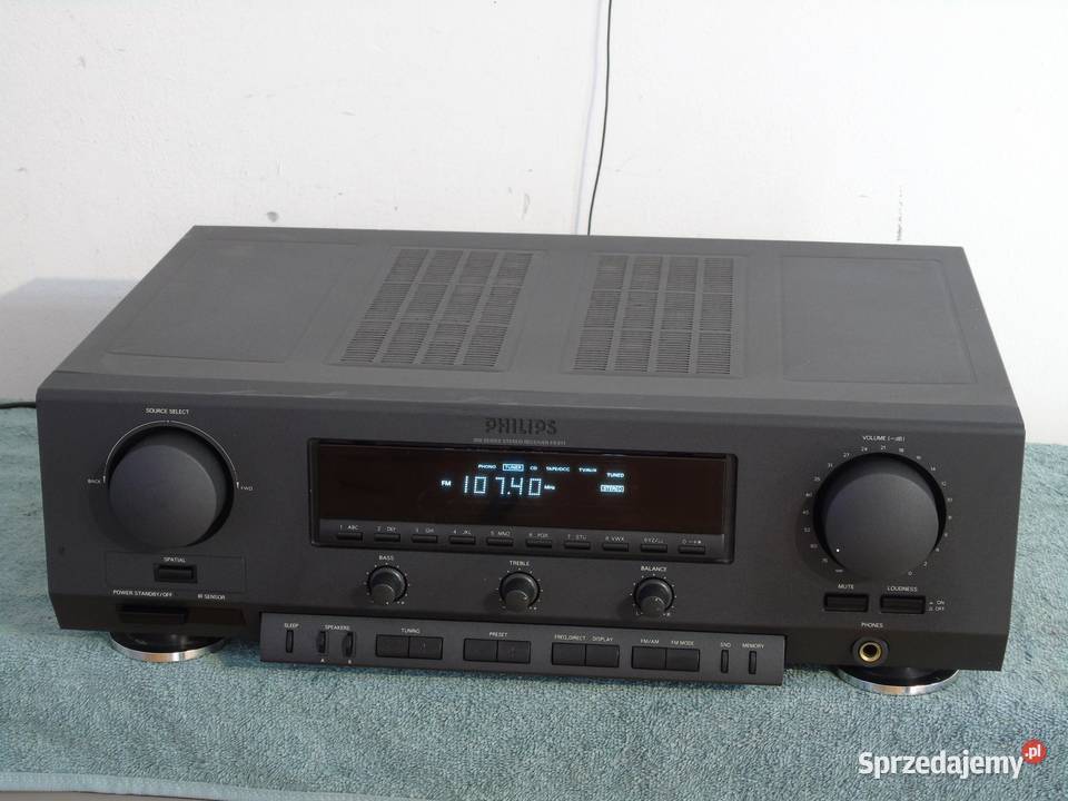 Wzmacniacz z radiem Philips FR911 mocny i Amplitunery Jasło