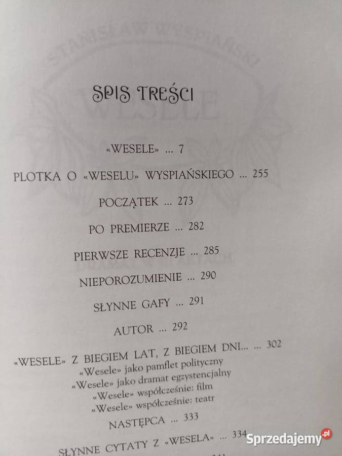 Wesele Wyspiańskiego O Weselu anegdoty sławnych Proza i poezja mazowieckie Warszawa