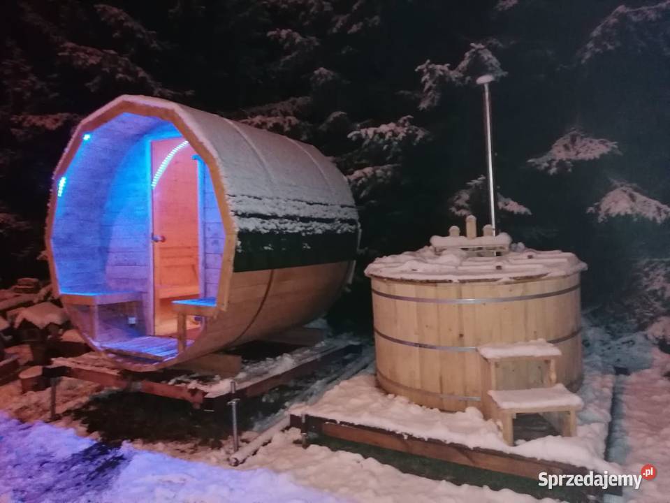 Balia ogrodowa jacuzzi z piecem wewnętrznym Gdańsk