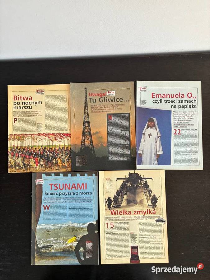 Magazyn Focus Historia Focus Ekstra 5 wkładek ze Elbląg