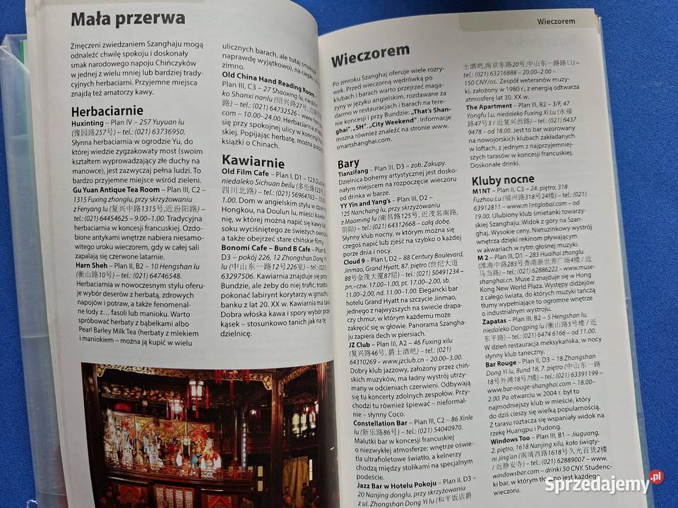 Szanghaj Michelin przewodnik Mapy i przewodniki małopolskie