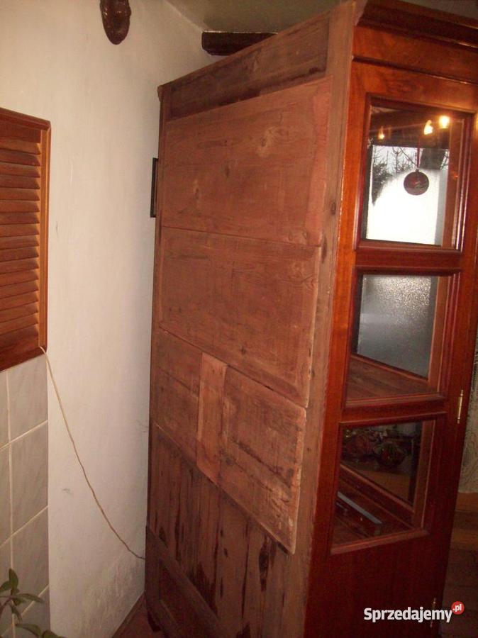 serwantka eklektyczna w orzechu dolnośląskie Jelenia Góra