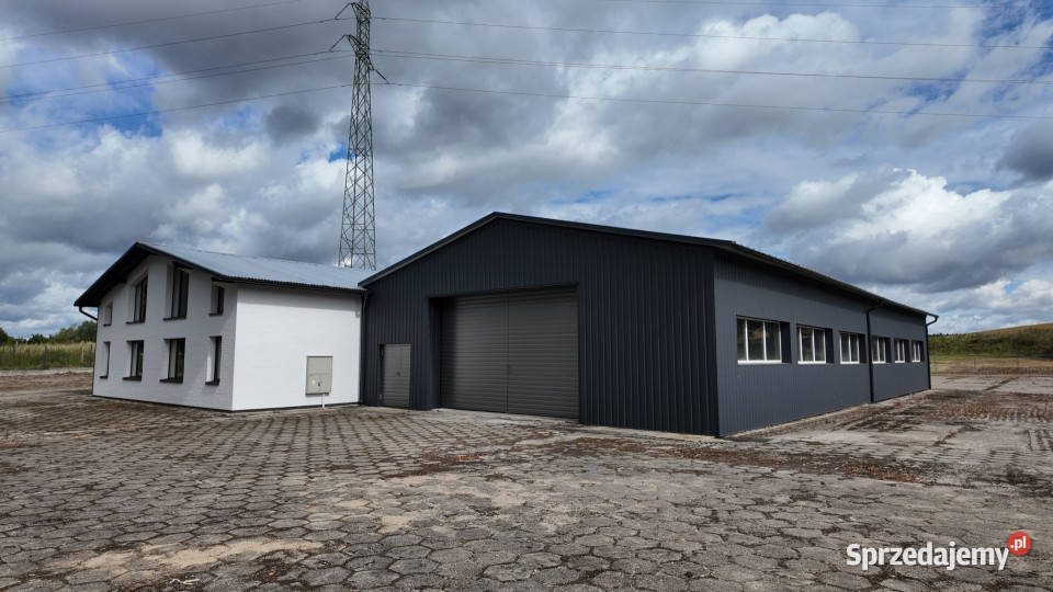 Hala 1200 m Plac 4000 m DK20 Moc 150 kW TIR pomorskie Trzebiatkowa