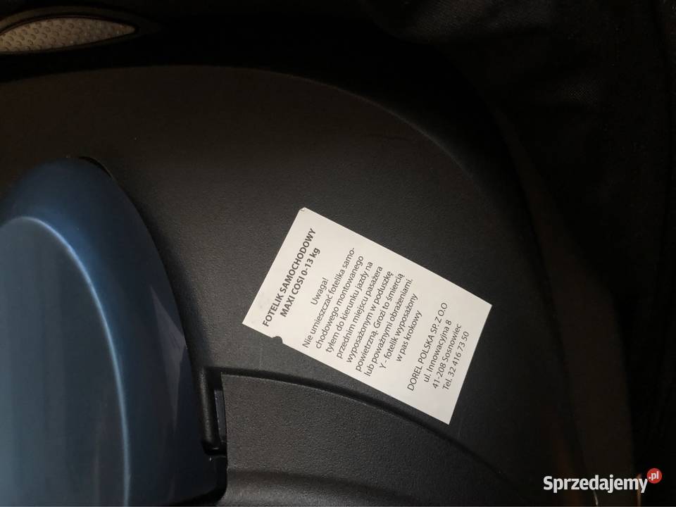 Fotelik samochodowynosidełko Maxi Cosi CabrioFix Kłodawa