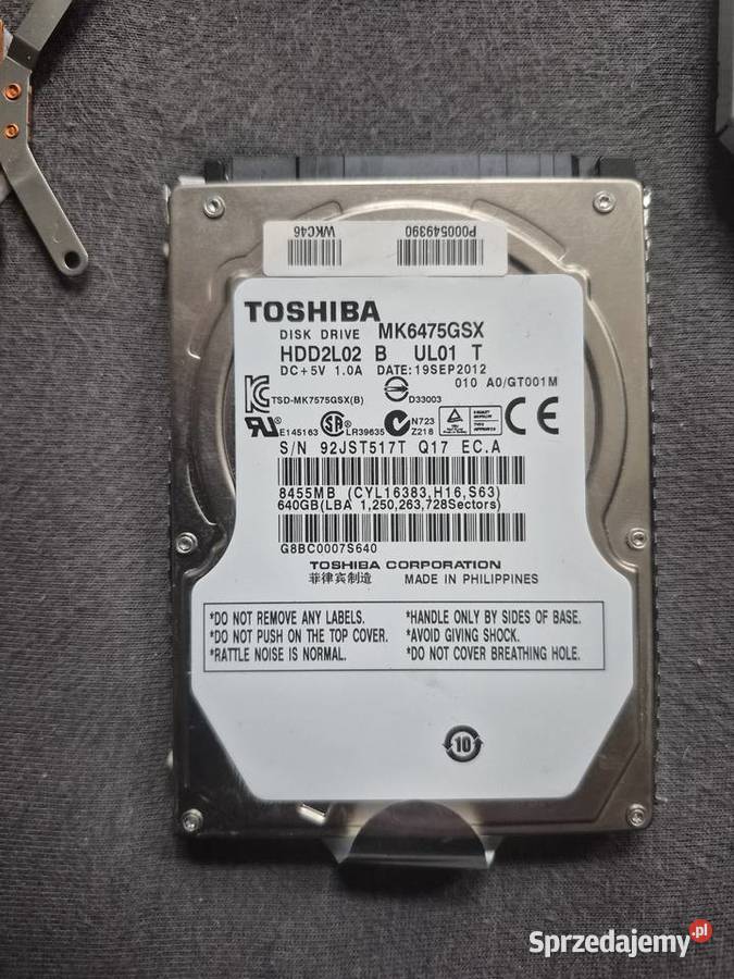 Części do laptopa Toshiba mazowieckie
